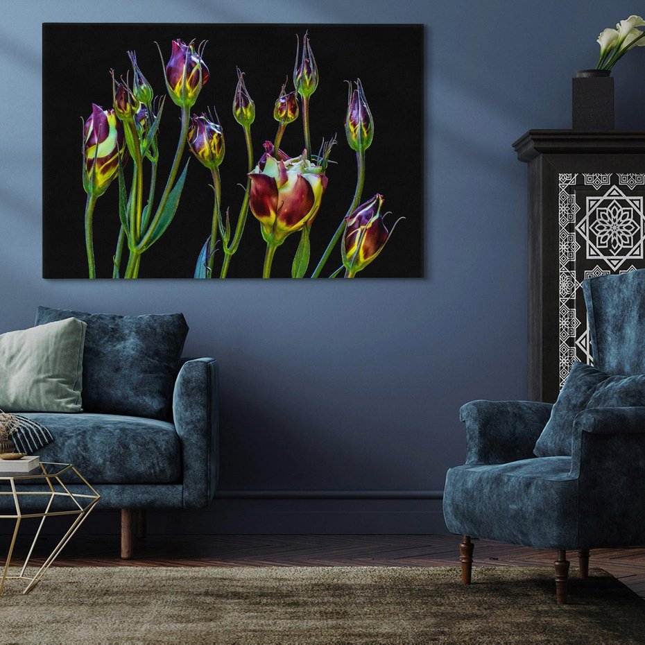 Obraz na płótnie 100x70 - urok kwiatów - kwiat, kwiaty