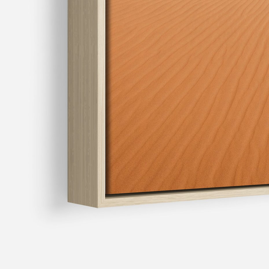 Obraz w ramie 80x120 - Piasek w Przytulnym Wnętrzu - pustynia, piasek - rama drewno