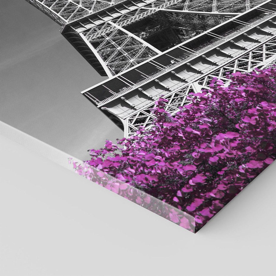 Obraz na płótnie 50x50 - Urok Eiffla w Paryżu - Eiffla, Paryż