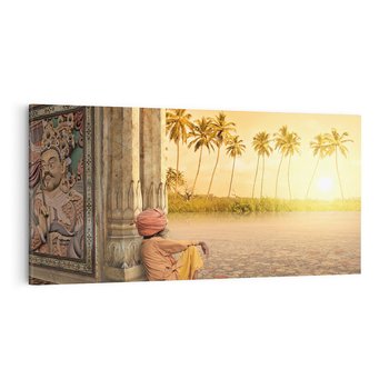 Obraz na płótnie 100x50 - Duch Indyjskiej Yogi - Indie, Azja