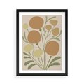 Plakat w ramie 50x70 - Uspokojenie Wśród Roślin - nowoczesny plakat, roślinność - rama czarna