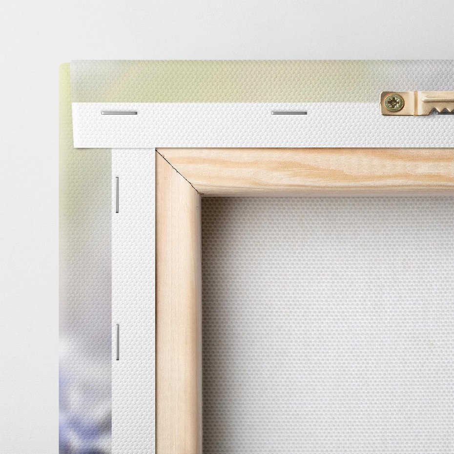 Obraz na płótnie 60x60 - Delikatna Uroda Natury - wrzosy, fiolet