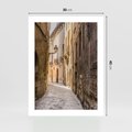 Plakat bez ramy 30x40 - Perspektywa Uliczki - uliczka, perspektywa