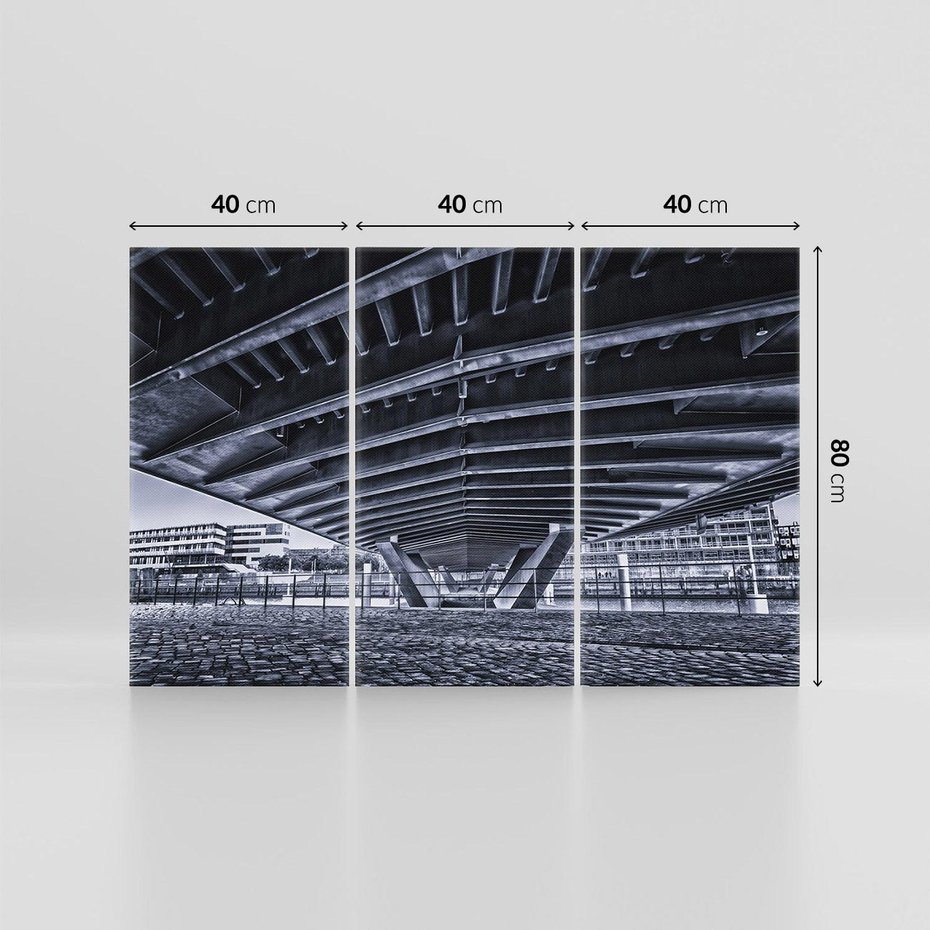 Obraz na płótnie 120x80 - Most miasto architektura - most, miasto