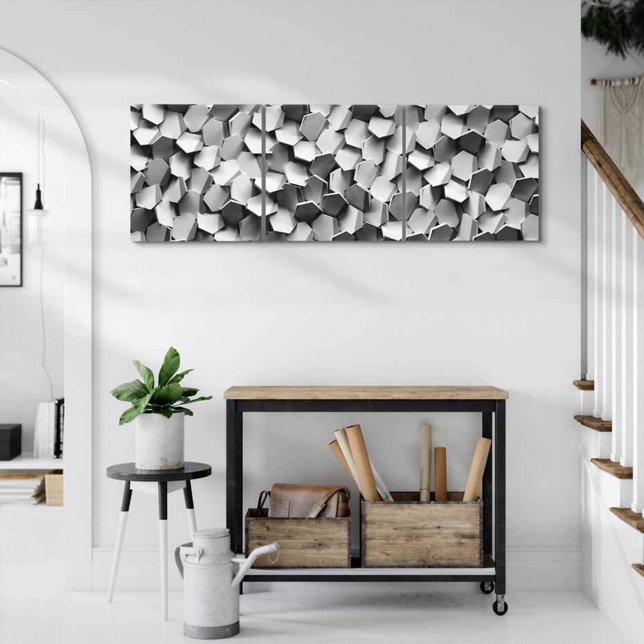 Obraz na płótnie 150x50 - Odkryj głębię sztuki - graficzne, 3D