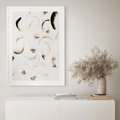 Plakat w ramie 30x40 - Kompozycja z Piór - pióra, kompozycja - rama biała
