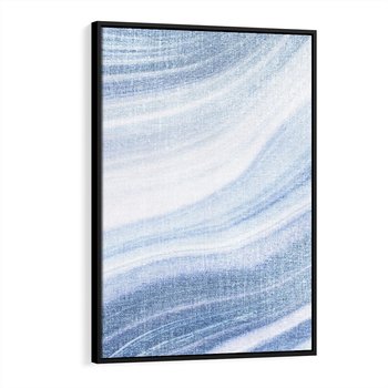 Obraz w ramie 50x70 - Abstrakcyjna akwarela - abstrakcja, akwarela - rama czarna