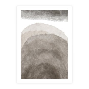 Plakat bez ramy 21x30 - Przenikające Kształty - rozmyte cienie, abstrakcja