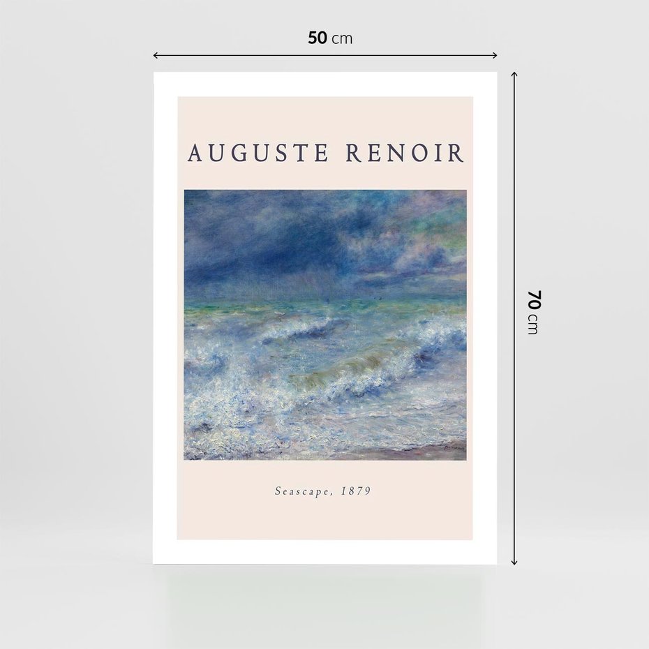 Plakat bez ramy 50x70 - Auguste Renoir: Plakat z Pięknem Morza - auguste renoir, reprodukcja