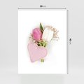 Plakat bez ramy 30x40 - Kolorowa Harmonia - kwiaty, bukiet