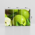 Obraz na płótnie 120x80 - Jabłkowa kolorystyka - jabłka, owoce