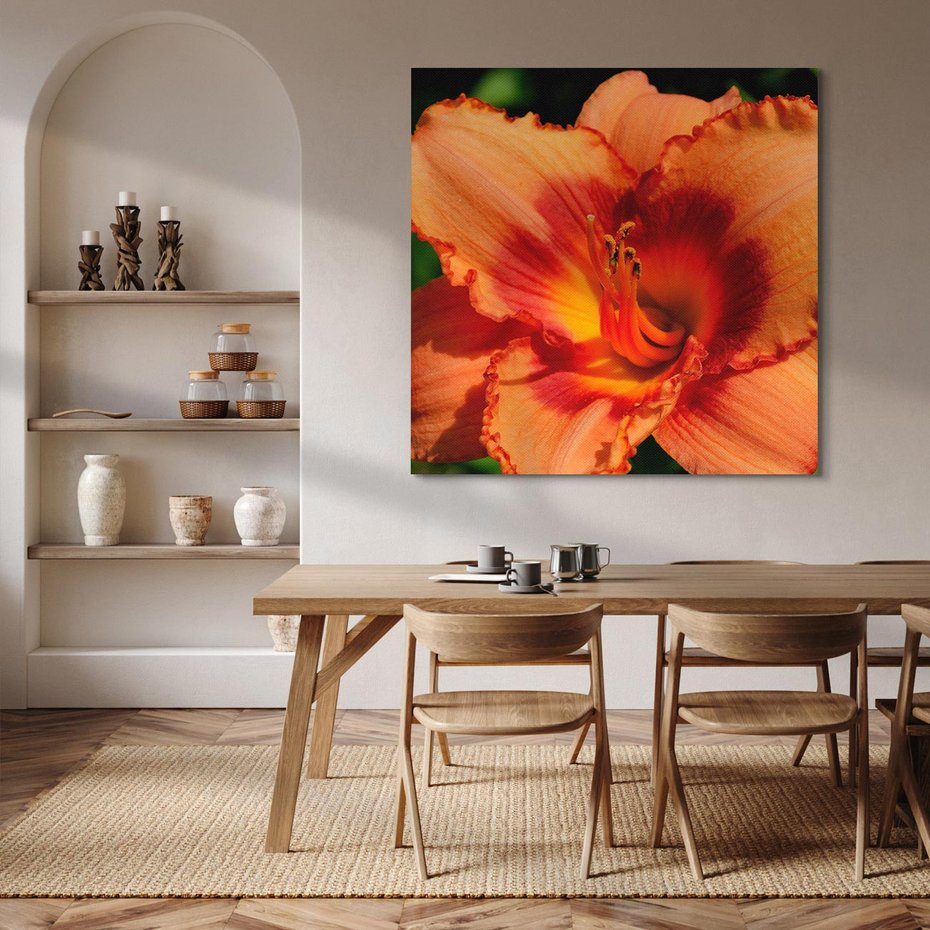 Obraz na płótnie 70x70 - Kwiatowa harmonia natury - kwiat, kwiaty