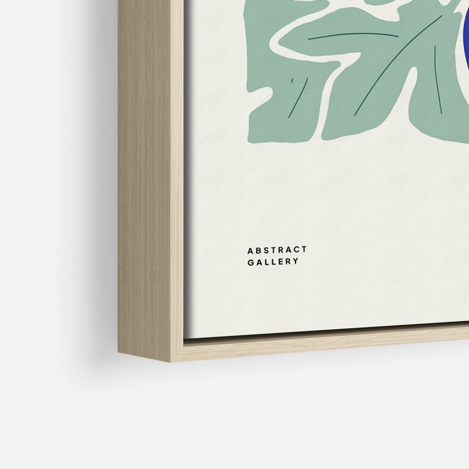 Obraz w ramie 80x120 - Symfonia Przestrzeni - figi, plakat - rama drewno