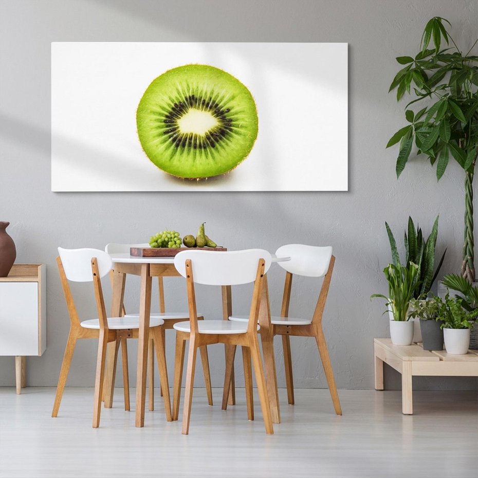 Obraz na płótnie 140x70 - Kiwi Owoce - kiwi, owoce