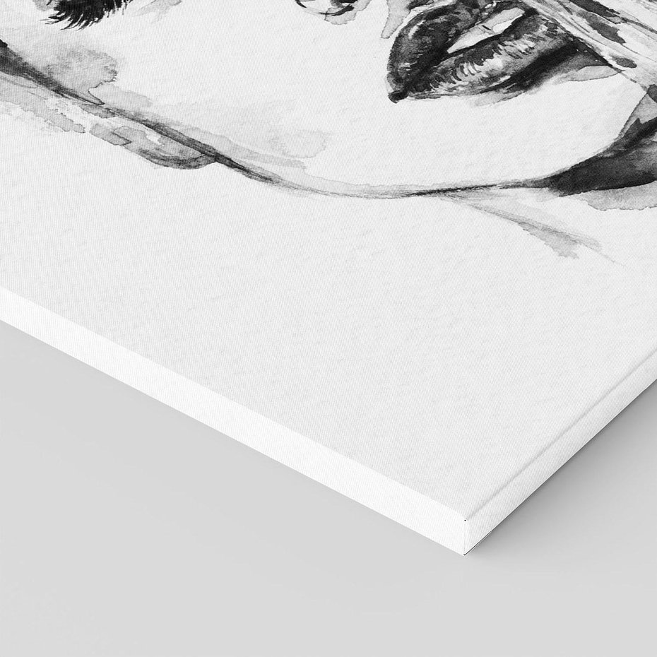 Obraz na płótnie 120x80 - Kobieta w akwareli - kobieta, akwarela