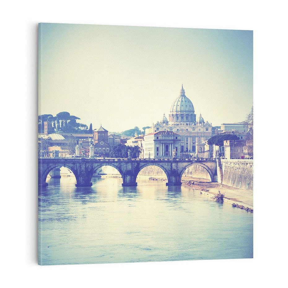 Obraz na płótnie 70x70 - Urok włoskiego miasta - Włochy, miasto