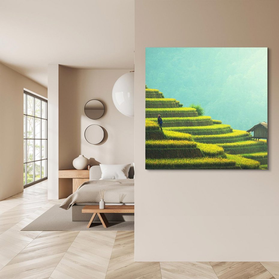 Obraz na płótnie 30x30 - Góry Azji: Siła i Urok Natury - Azja, góry