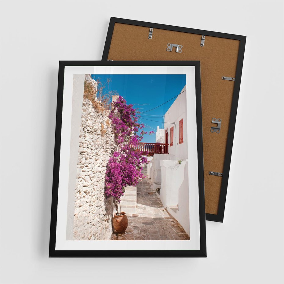 Plakat w ramie 50x70 - Chorwackie Wakacje - Chorwacja, wakacje - rama czarna