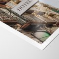 Plakat bez ramy 21x30 - Magiczne Spacery - hotel, uliczka