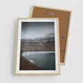 Plakat w ramie 50x70 - Spektakularna Przyroda - fiordy, Norwegia - rama drewno