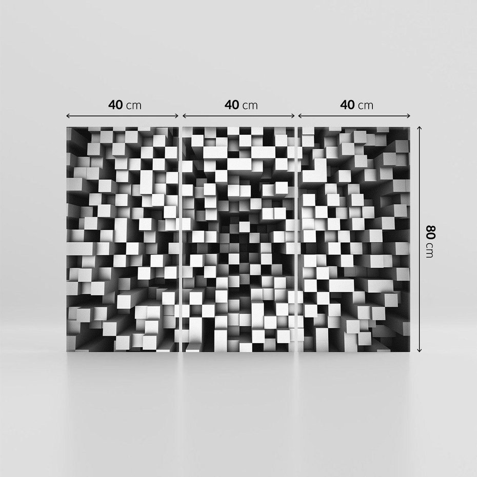 Obraz na płótnie 120x80 - Abstrakcyjne wizje w 3D - 3D, abstrakcja