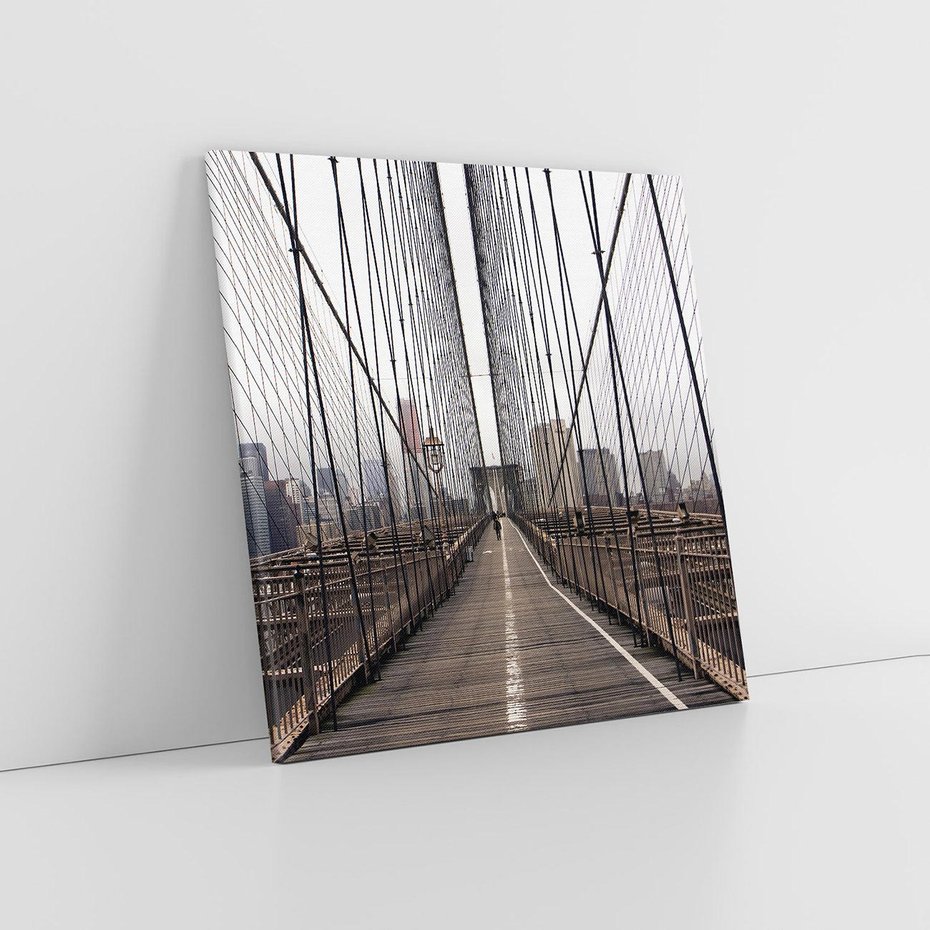 Obraz na płótnie 30x30 - Nowoczesna Linia - most, nowoczesna