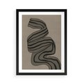 Plakat w ramie 50x70 - Niezwykłe Przesilenia - nowoczesna geometryczna sztuka, loftowe wnętrze - rama czarna