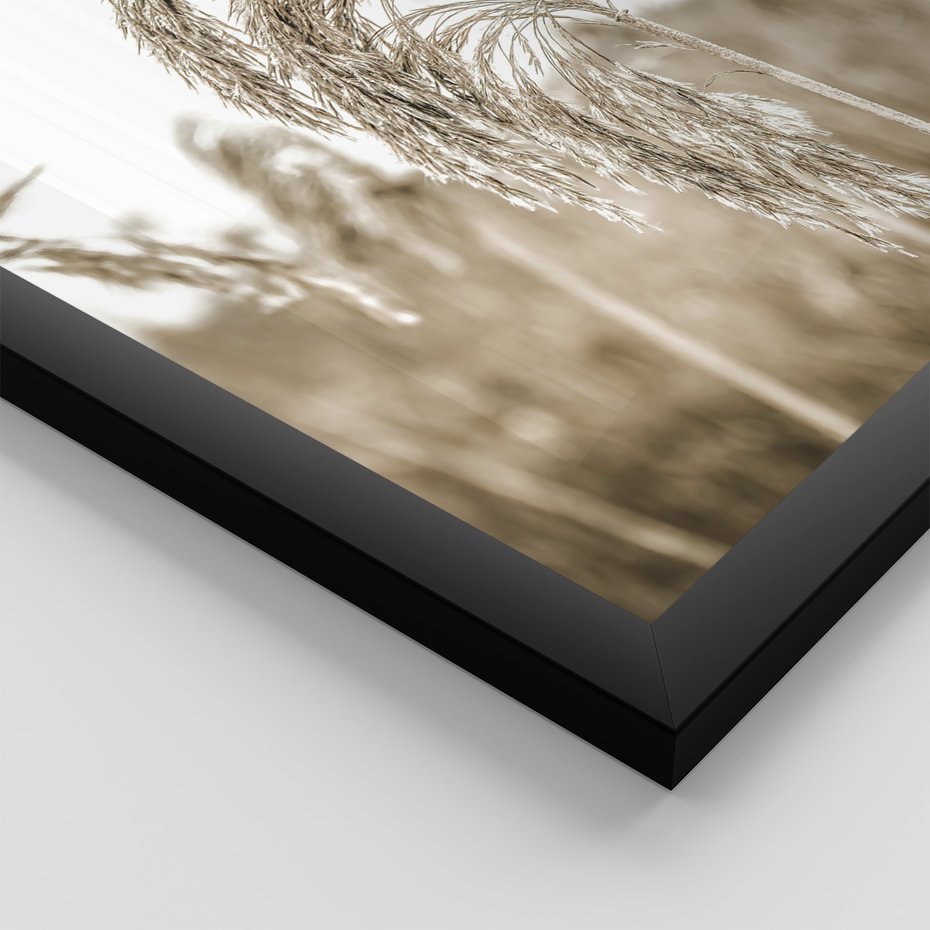 Zestaw obrazy w ramie 30x40 galeria - Chata, szopa, w, górach - rama czarna