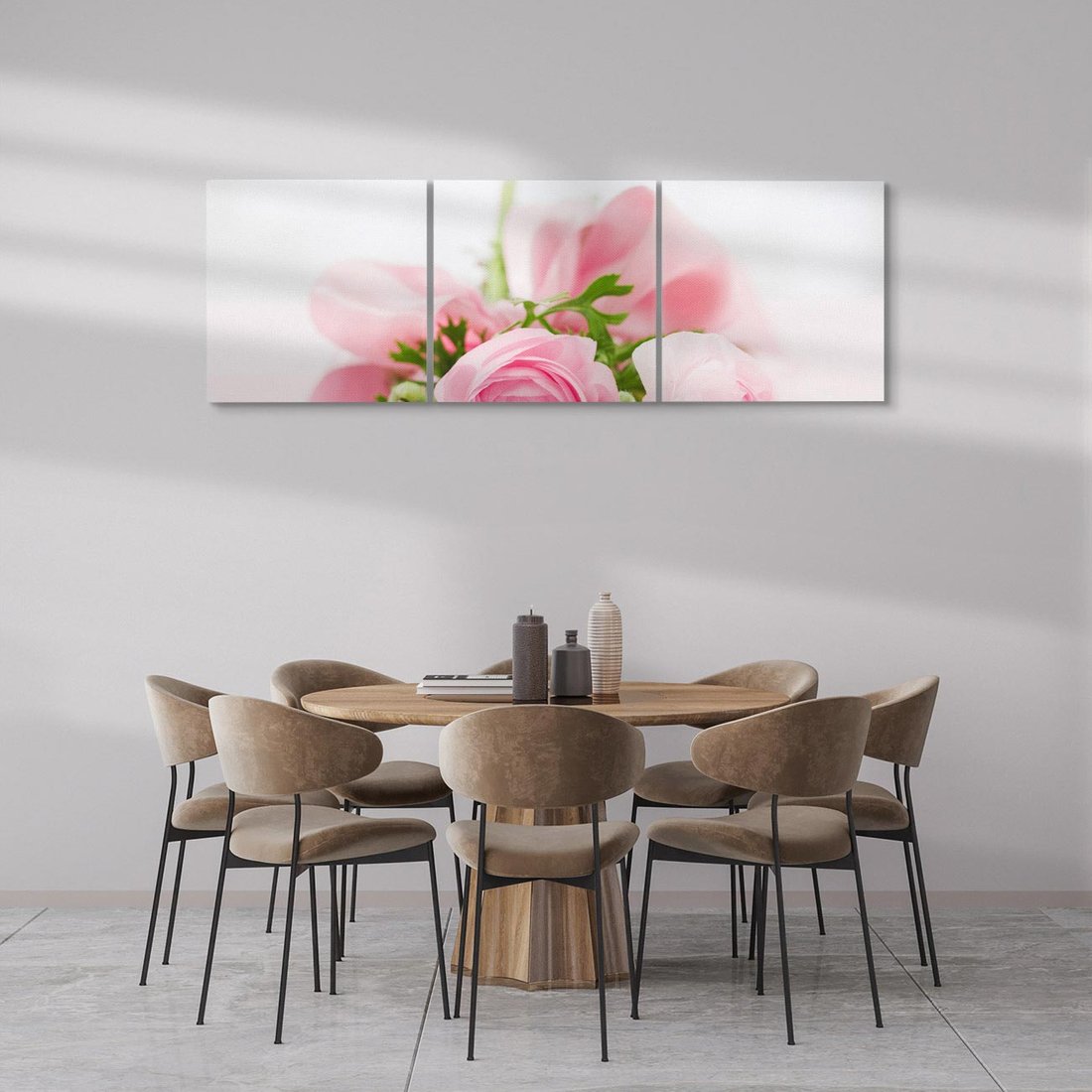 Obraz na płótnie 150x50 - Bukiet Róż - róże, bukiet