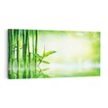 Obraz na płótnie 140x70 - Bambusowy relaks w SPA - bambus, SPA