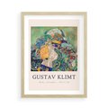 Plakat w ramie 50x70 - Sztuka z Reprodukcją G. Klimta - Gustav Klimt, reprodukcja - rama drewno