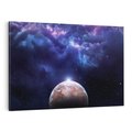 Obraz na płótnie 120x80 - Kosmos - Ziemia i Księżyc - kosmos, ziemia