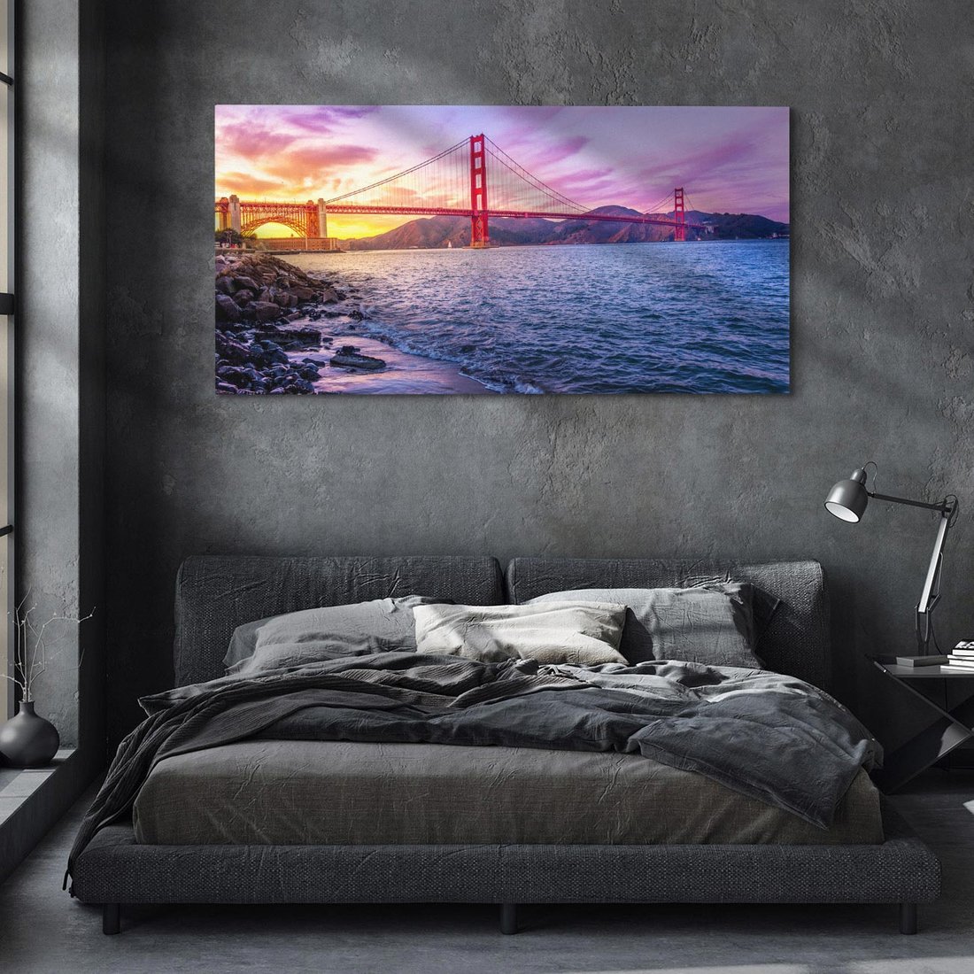 Obraz na płótnie 120x60 - Złota Brama San Francisco - Golden Gate, San