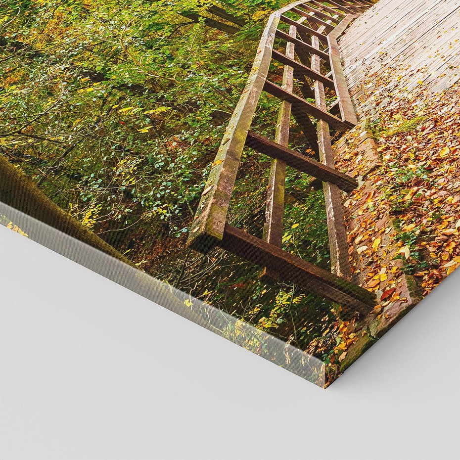 Obraz na płótnie 120x80 - Spacer Ścieżką w Las - ścieżka, spacer