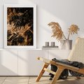 Plakat bez ramy 30x40 - Jesienne Paprocie: Kolorowa Paleta Natury - paprocie, jesień