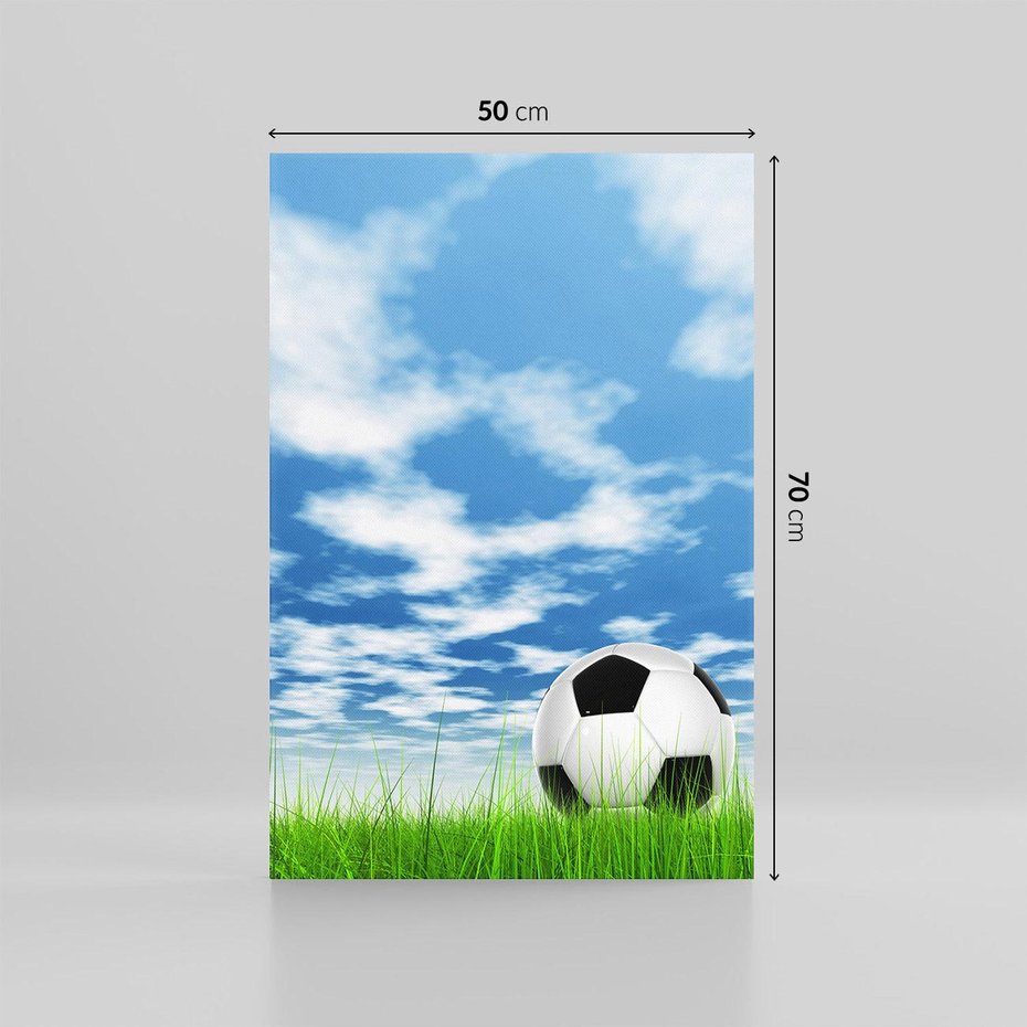 Obraz na płótnie 50x70 - Piłkarska Pasja - piłka, nożna