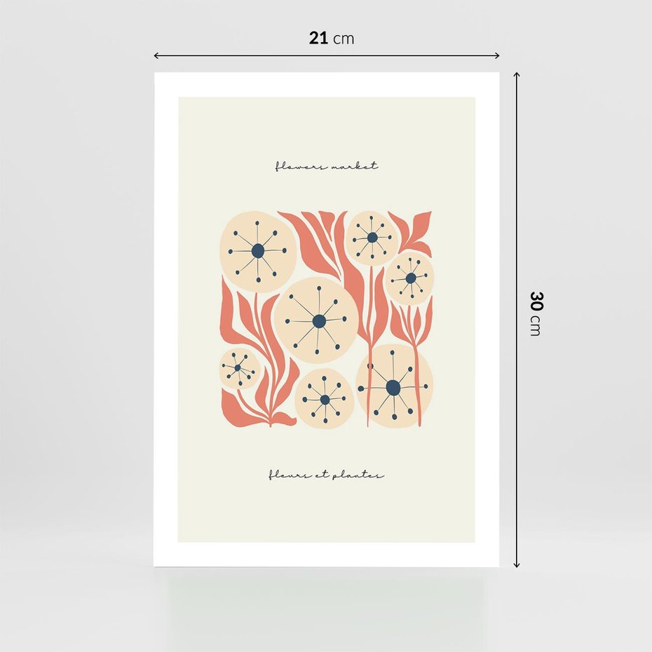 Plakat bez ramy 21x30 - Dmuchawce w Abstrakcji - dmuchawce, abstrakcja