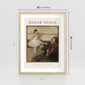 Plakat w ramie 30x40 - Klasyka Baletu - Edgar Degas, reprodukcja obrazu - rama drewno