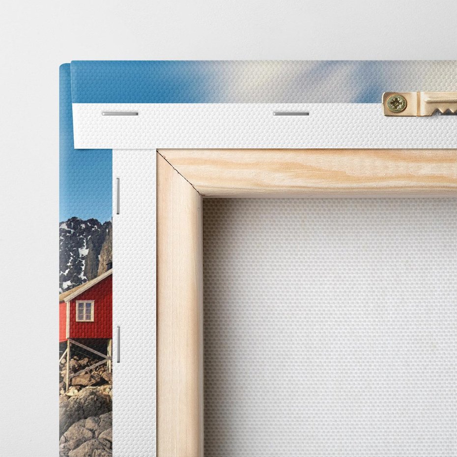 Obraz na płótnie 30x30 - Norweskie jezioro wśród gór - norwegia, jezioro