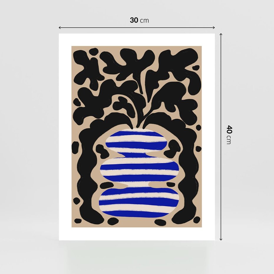 Plakat bez ramy 30x40 - Boho Wizje - abstrakcyjny plakat, ciekawe formy