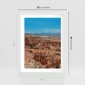 Plakat w ramie 30x40 - Wielki Kanion - wielki kanion, krajibraz - rama biała