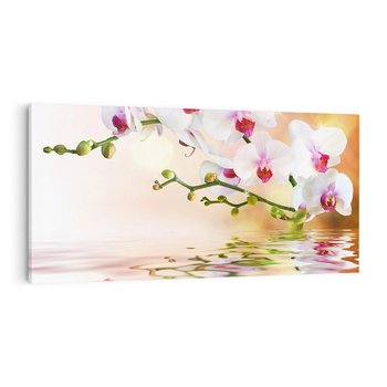 Obraz na płótnie 100x50 - Elegancja orchidei - orchidea, kwiaty