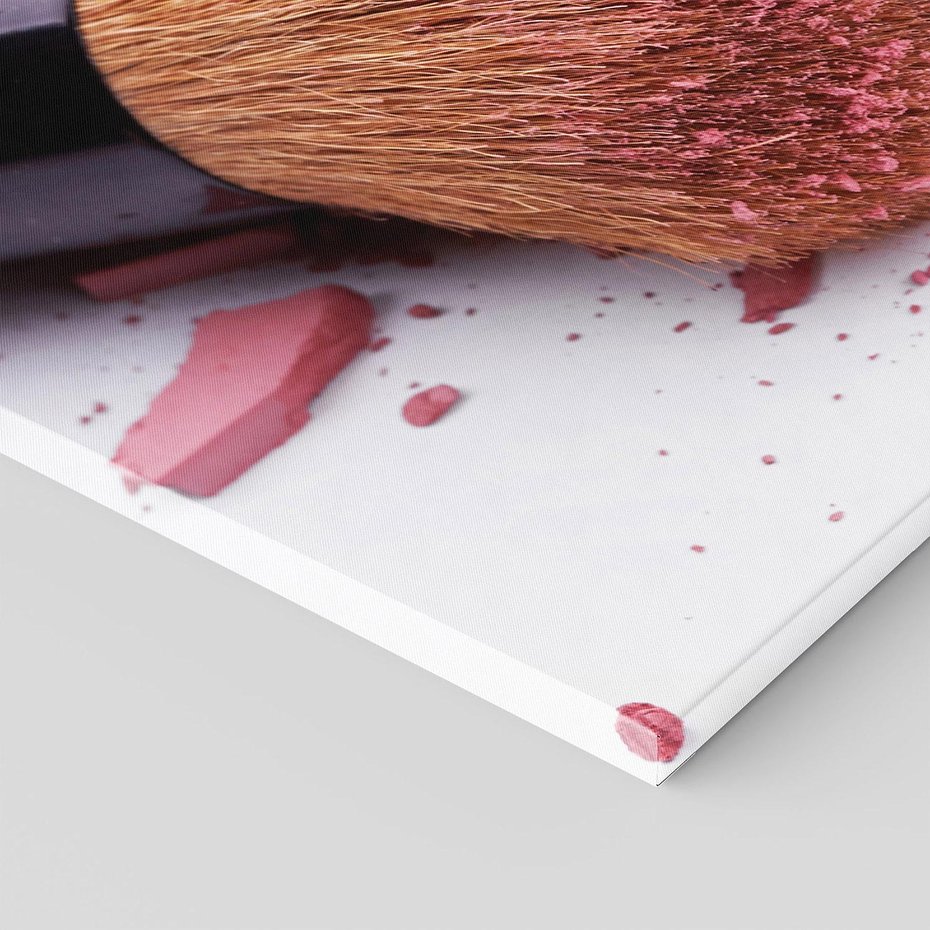 Obraz na płótnie 100x70 - Makijaż w kolorze pędzla - makijaż, pędzel