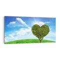 Obraz na płótnie 140x70 - Drzewo sercem nieba - drzewo, serce