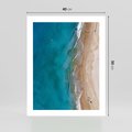 Plakat bez ramy 40x50 - Spokój nad morzem - morze, plaża