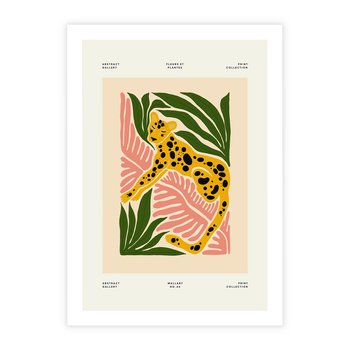 Plakat bez ramy 21x30 - Rozkwitające Odbicia - nowoczesny plakat, gepard