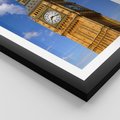 Plakat w ramie 30x40 - Czasowy Symbol - zegar, Big Ben - rama czarna