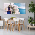 Obraz na płótnie 120x60 - Urok Greckiej Wyspy - Santorini, Grecja