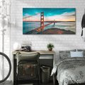 Obraz na płótnie 100x50 - Złoty Gate: majestatyczny most Ameryki - Golden Gate, most
