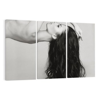 Obraz na płótnie 120x80 - Piękno włosów kobiety w ruchu - włosy, piękno